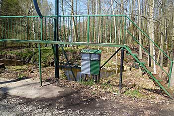 Rybářské zařízení na hrázi rybníka Žebrákov | Rybníky Třeboňsko | MAS Třeboňsko