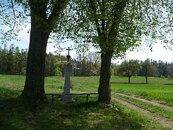 Křížek u rybníka Bartoňovo pole | Rybníky Třeboňsko | MAS Třeboňsko