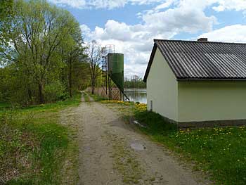 Pohled na hráz rybníka Smrk | Rybníky Třeboňsko | MAS Třeboňsko