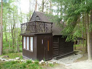 Rekreační chata pod hrází rybníka Probošt | Rybníky Třeboňsko | MAS Třeboňsko