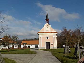 Kaple sv. Víta u rybníka Zadní kouty | Rybníky Třeboňsko | MAS Třeboňsko