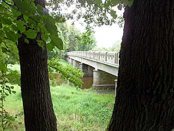 Most přes Novou řeku v blízkosti rybníka Trávničný | Rybníky Třeboňsko | MAS Třeboňsko
